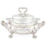 A WILLIAM IV TWIN-HANDLED SOUP TUREEN GEORGE INNES GLASGOW 1835