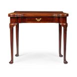 GEORGE II MAHOGANY CARD TABLE MID 18TH CENTURY