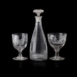 COLLECTION OF GLASS MOSTLY 19TH CENTURY