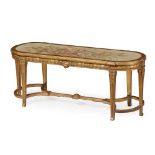LOUIS XVI STYLE GILTWOOD AND AUBUSSON LOW TABLE EARLY 20TH CENTURY