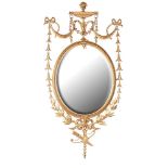 GEORGIAN STYLE GILTWOOD MIRROR 19TH CENTURY