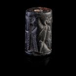 BABYLONIAN CYLINDER SEAL NEAR EAST, CIRCA 2000-1800 B.C.