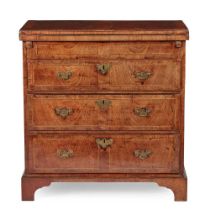 GEORGE II WALNUT BACHELOR'S CHEST OF DRAWERS EARLY 18TH CENTURY