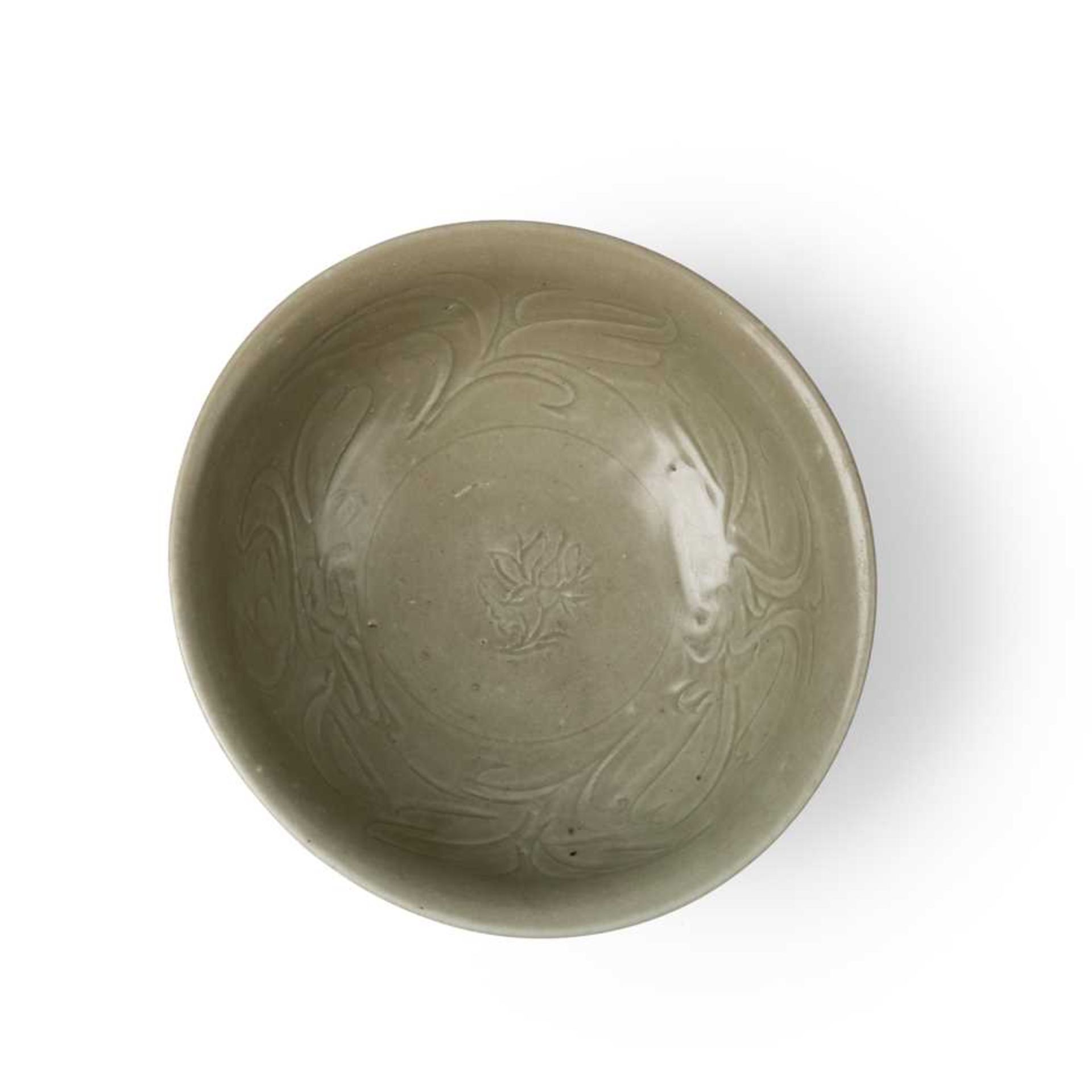 TWO CELADON-GLAZED BOWLS TANG TO YUAN DYNASTY - Image 8 of 10