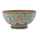 CLOISONNÉ ENAMEL BOWL QING DYNASTY, 19TH CENTURY