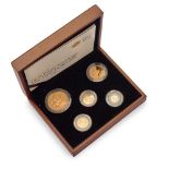 2011 cased gold proof Five-Coin collection