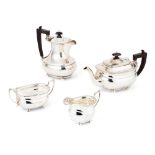 A 1950s four-piece tea-service