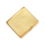 A 1930s 9ct gold cigarette case