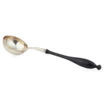 A 19th-century Continental ladle