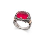 Stephen Webster: A synthetic ruby ring