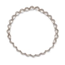 John Donald: An 18ct white gold necklace, 1970s