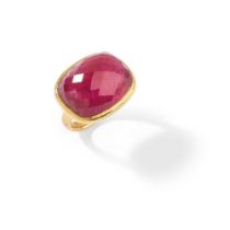 A pink tourmaline dress ring