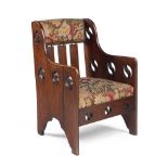 GOODYER'S, LONDON ARTS & CRAFTS ARMCHAIR, CIRCA 1905