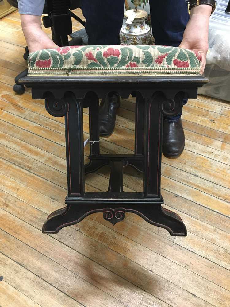 ENGLISH PAIR OF GOTHIC REVIVAL STOOLS, CIRCA 1880 - Image 12 of 14