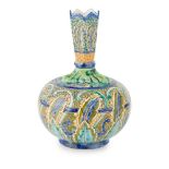 DELLA ROBBIA POTTERY, BIRKENHEAD BOTTLE VASE, 1896