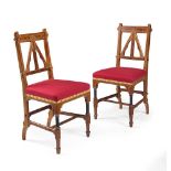 CHARLES BEVAN (C.1815-1891) FOR MARSH & JONES, LEEDS CATHERINE SALT'S MUSIC CHAIRS, CIRCA 1865