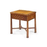 MANNER OF C.F.A. VOYSEY ARTS & CRAFTS PIANO STOOL, CIRCA 1910
