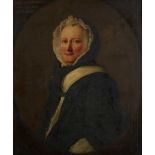 ALLAN RAMSAY (SCOTTISH 1713-1784) HALF-LENGTH PORTRAIT OF ANNE, LADY INGLIS