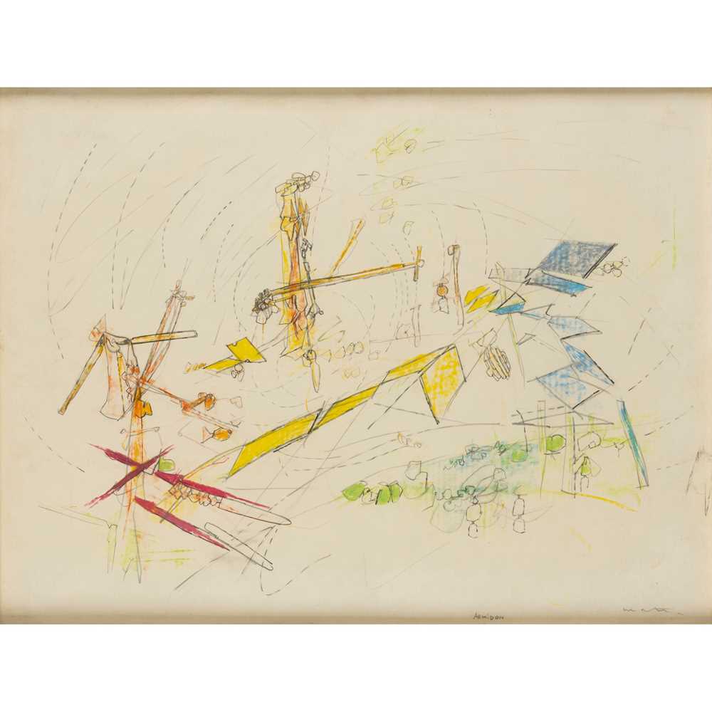 § Roberto Matta (Chilean/Italian 1911-2002) Armidon, c.1961