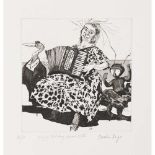 § Paula Rego R.A. (British/Portuguese 1935-2022) Accordion, c.2000s (Rosenthal 279)