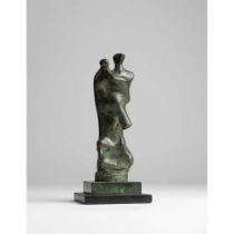 § ◆ Henry Moore O.M., C.H. (British 1898-1986) Standing Mother and Child, 1975