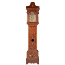 GEORGE III PAINTED WALNUT LONGCASE CLOCK, JAMES SPEIGHT, TONG LATE 18TH CENTURY