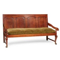 GEORGIAN OAK SETTLE 18TH CENTURY