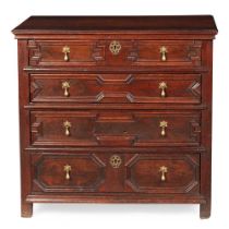 CHARLES II OAK CHEST OF DRAWERS 17TH CENTURY