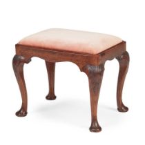 IRISH GEORGE II MAHOGANY STOOL MID 18TH CENTURY