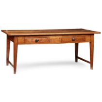 ELM OR CHESTNUT SCULLERY TABLE 19TH CENTURY