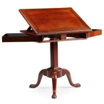 LATE GEORGE II MAHOGANY ARCHITECT'S TABLE MID 18TH CENTURY