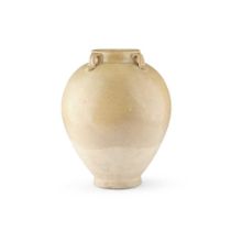 WHITE-GLAZED HANDLED JAR TANG DYNASTY