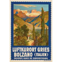 Albert Stolz (1875-1947) Luftkurort Gries, Bolzano (Italien)