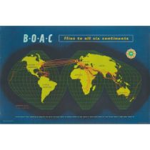 Anonymous B.O.A.C, flies to all six continents