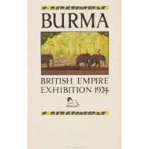 R. Pulling Burma, Britsh Empire Exhibition