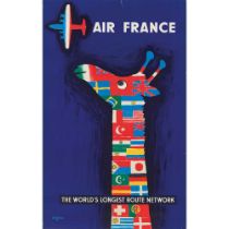 Raymond Savignac (1907-2002) Air France
