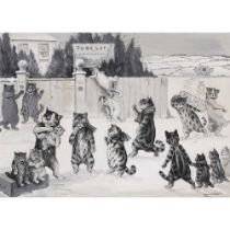 Louis Wain (British 1860-1939) To Be Let Unfurnished