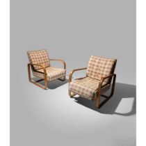 Serge Chermayeff (Russian / British 1900-1996) Pair of 'Plan' Chairs, designed 1933