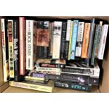 A quantity of books relating to rock music, including Keith Richards, The Beatles, History of Rock