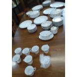 A Petula porcelain dinner and part tea-set (lacks tea-pot) (58)