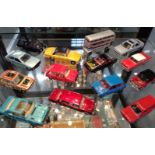 Corgi diecast vehicles including Mercedes-Benz 600 Pullman and Ford Escort (12), and two Dinky (14)