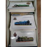 A collection of postcards, topographical and railway interest.