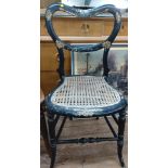 A Victorian hall chair circa 1860.