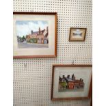 Three prints of Wokingham.