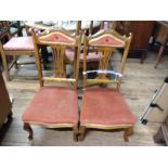 A pair of Victorian Salon chairs. (2)