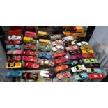 Matchbox diecast vehicles including two red Rolls-Royce Silver Spirits and Pontiac Coupe (47)