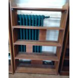 A small bookcase, approx. 122cm x 80cm x 26cm