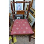 A Regency style dining chair. Circa 1960.