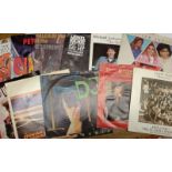 An eclectic collection of 7" singles ranging from the 60's to the 90's, many of which have picture