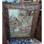 An Antique Tapestry fire screen. 75cm x 57cm